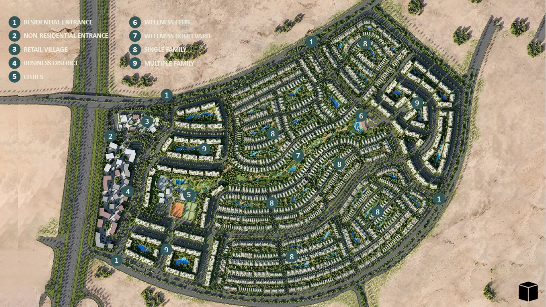 Master plan of East Vale