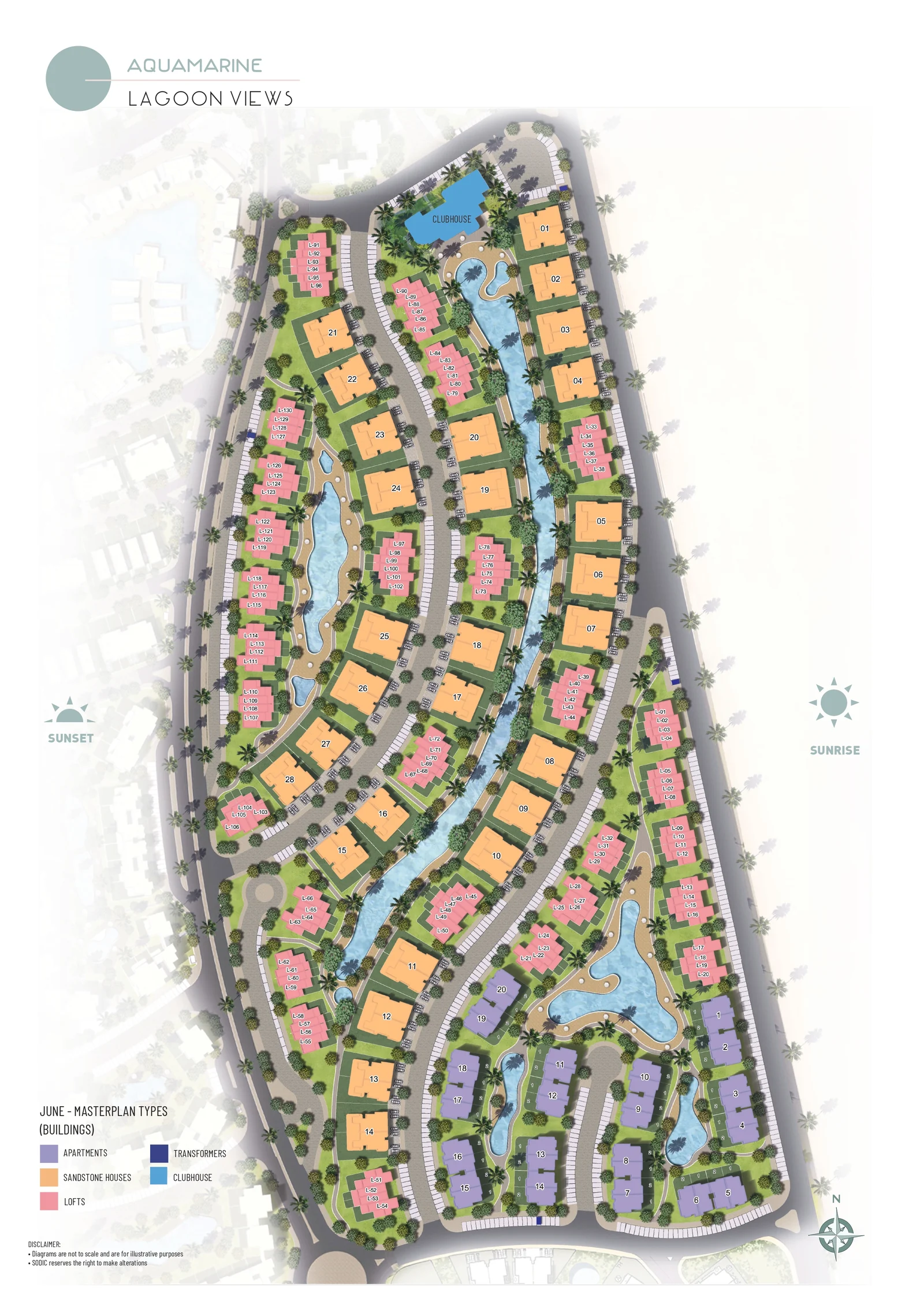 Master plan of Aquamarine-June