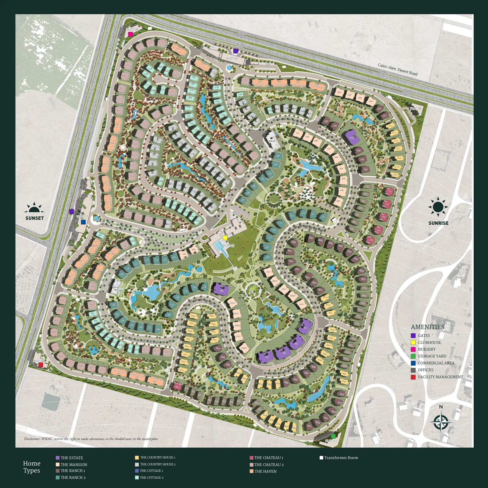 Master plan of The Estates